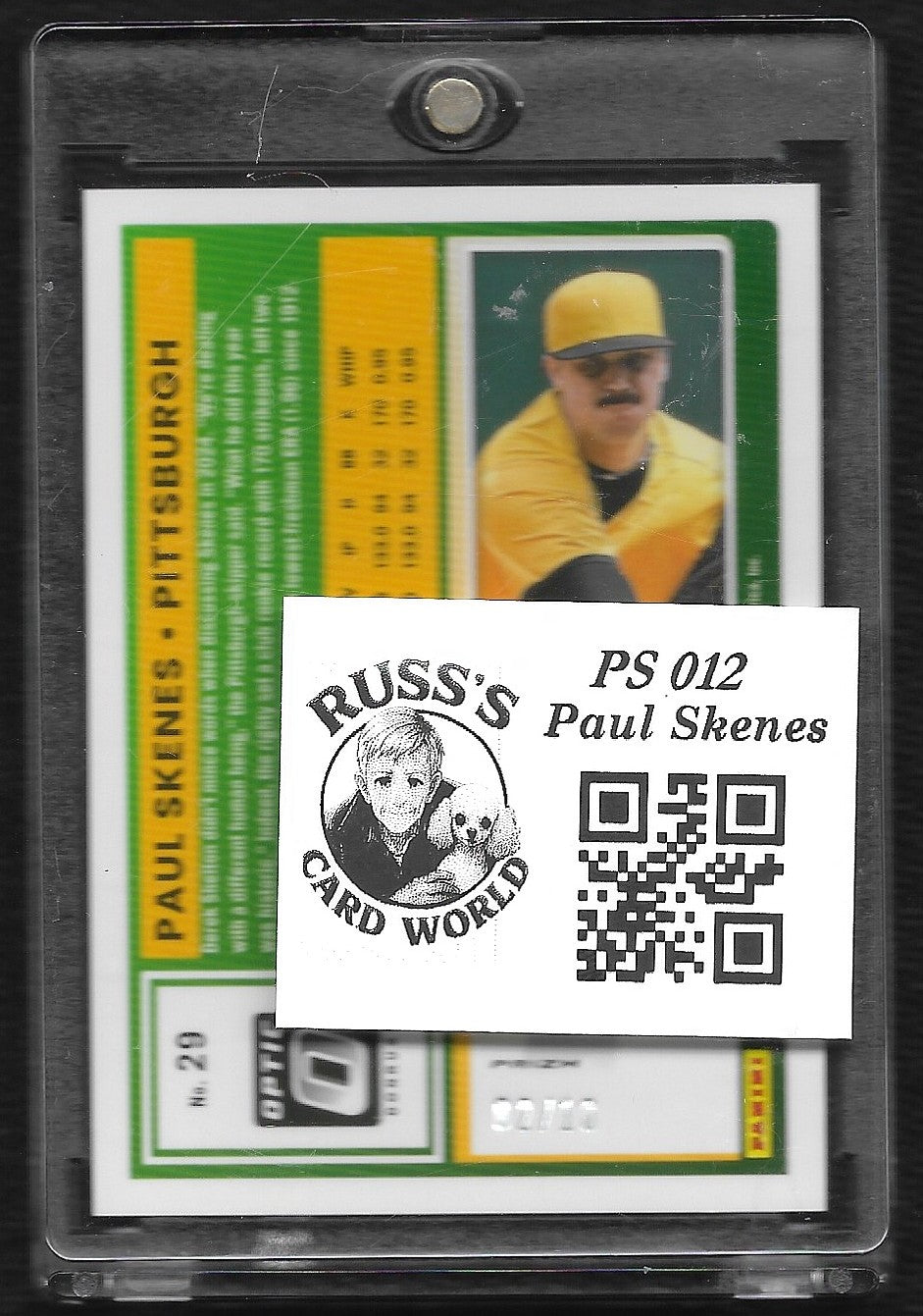 2025 Donruss #29 Paul Skenes Optic Gold #/10
