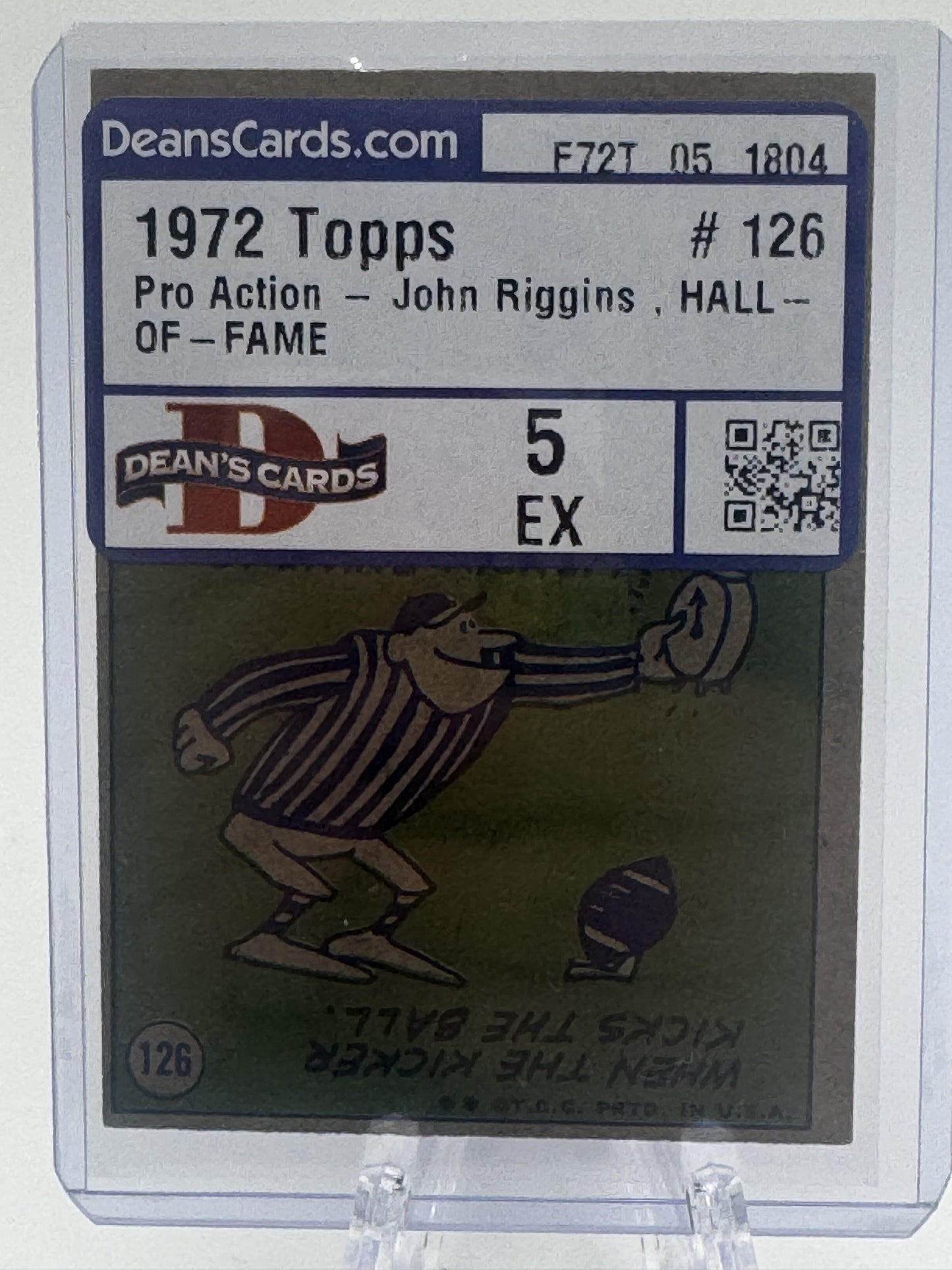 1972 Topps #126 John Riggins