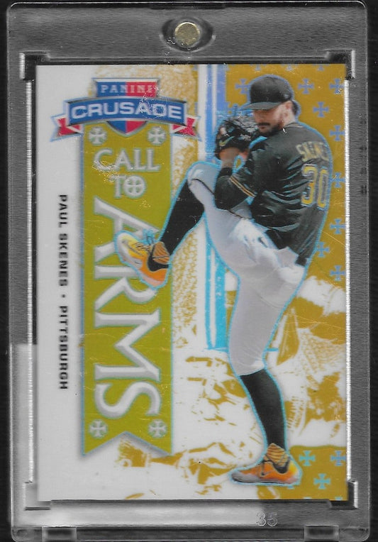 2025 Panini Crusade #18 Paul Skenes Call to Arms Gold #/10