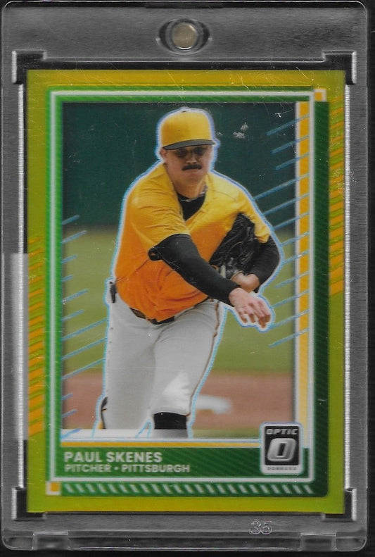 2025 Donruss #29 Paul Skenes Optic Gold #/10