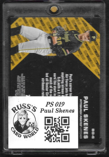 2025 Topps Update #BG-6 Paul Skenes Topps Black Gold Orange Foil # 22/25