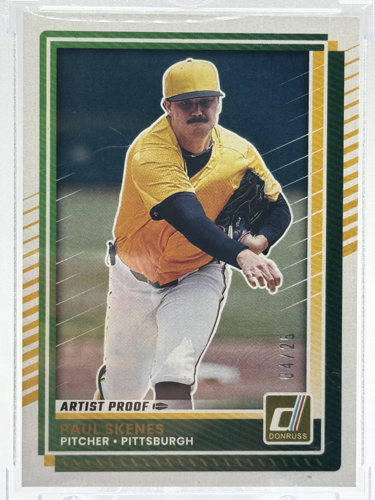 2025 Donruss #29 Paul Skenes Artist Proof # 04/25