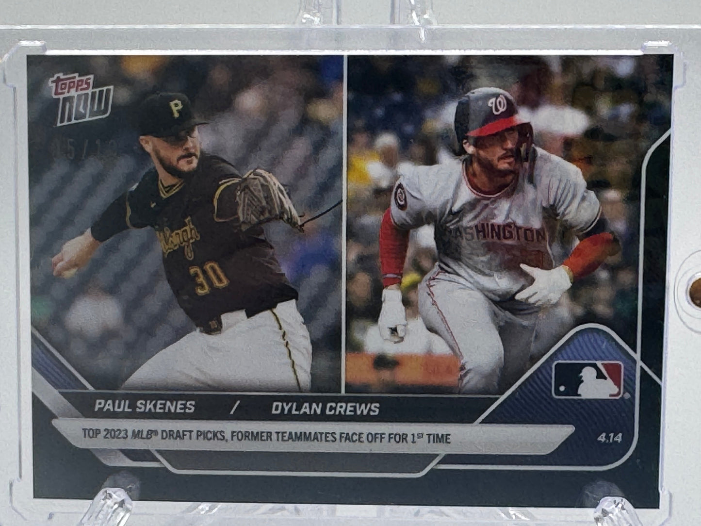 2025 Topps Now #70 Paul Skenes / Dylan Crews  # 5/10
