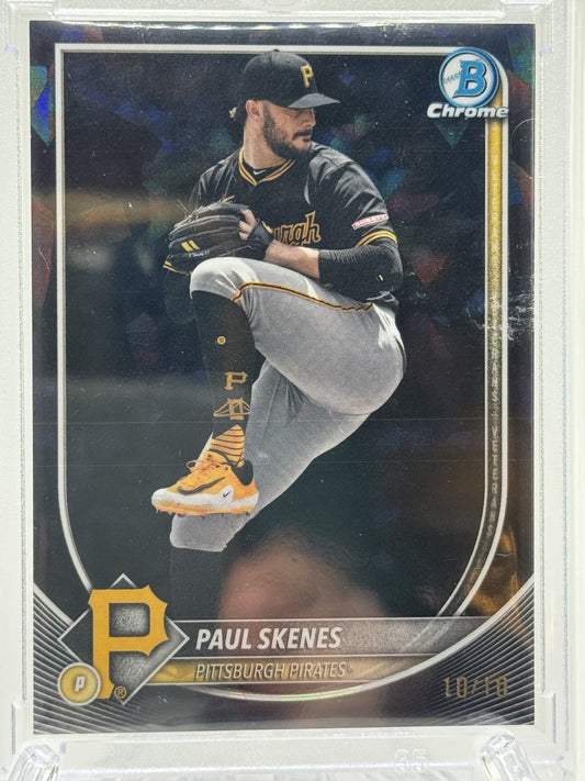 2025 Bowman Chrome Sapphire Edition #30 Paul Skenes Black Sapphire #/10