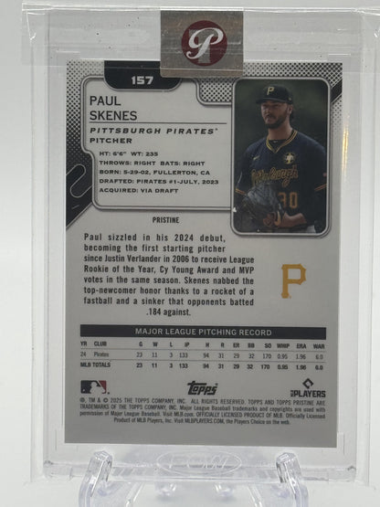 2025 Topps Pristine Paul Skenes card