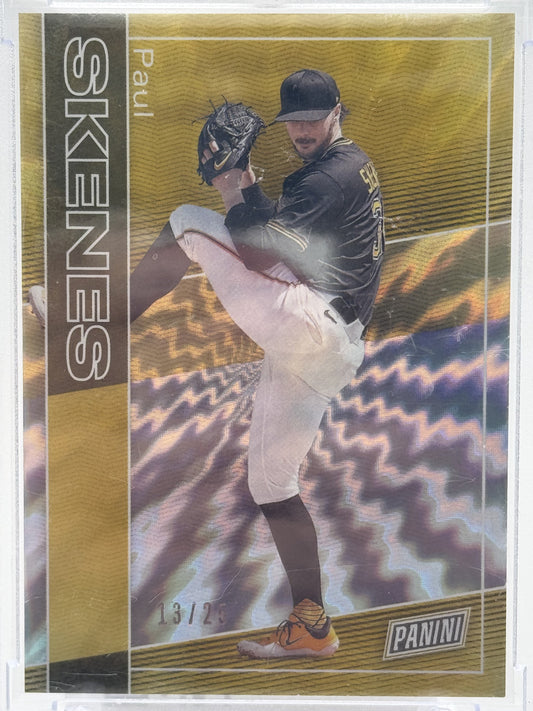 2025 Panini NC Silver Packs #28 Paul Skenes Lightning Spokes # 11/25