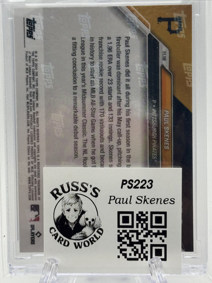 2024-25 Topps Now Off-Season ROY #OS-2 Paul Skenes Season - Red # 9/10