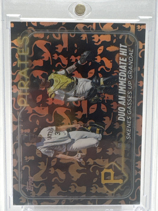 2024 Topps Update #US160 Duo Skenes (YG / Paul Skenes) Black Cats # 10/10