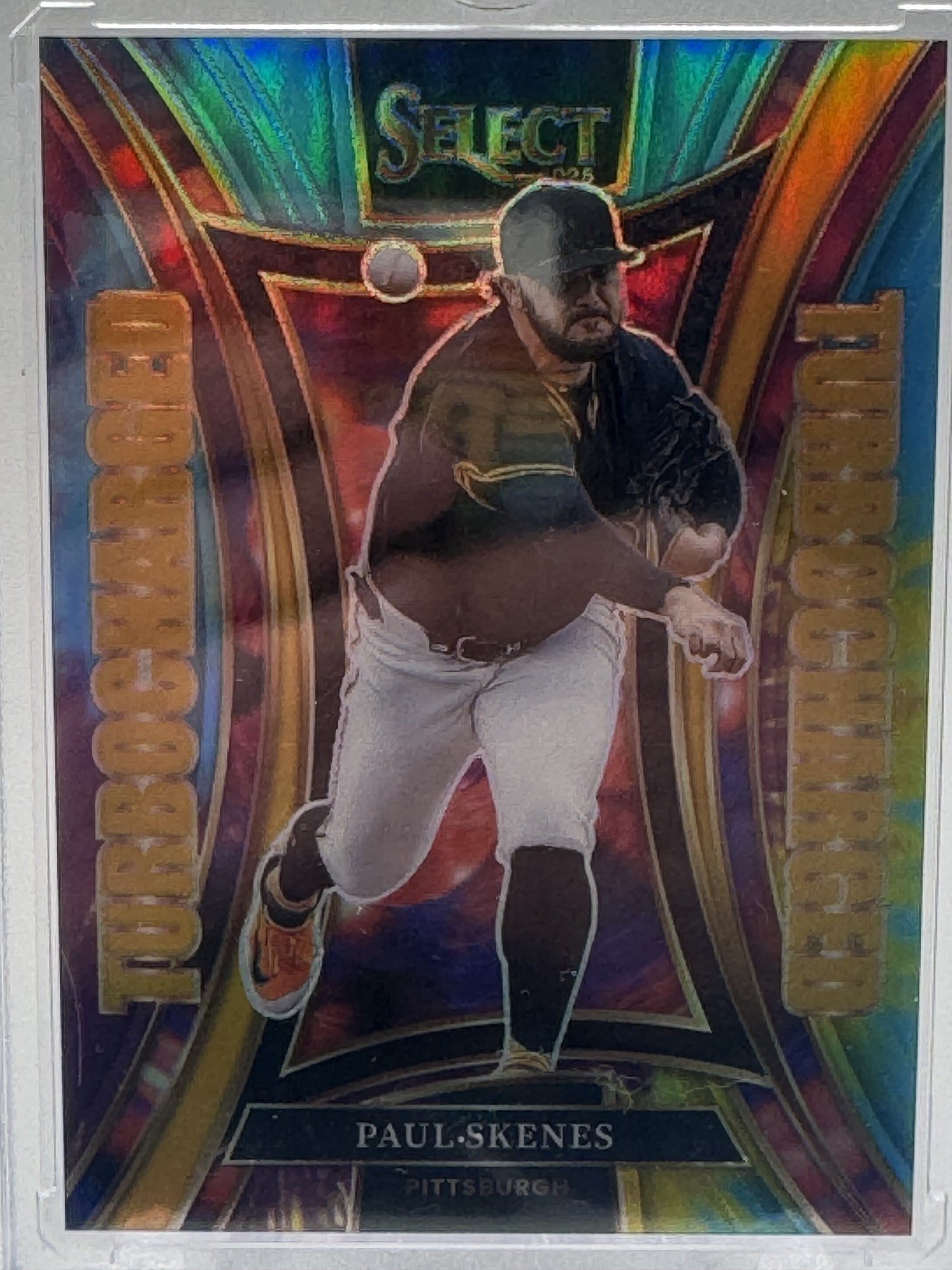 2024 Panini Select #11 Paul Skenes Turbo Charged Tie-Dye Prizms #/25