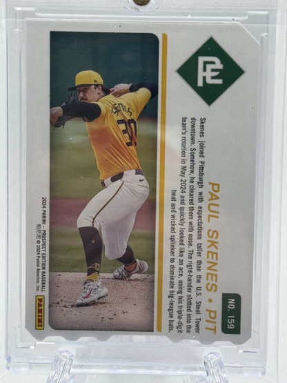 2024 Panini Prospect Edition #159 Paul Skenes Ticket Stub # 5/30