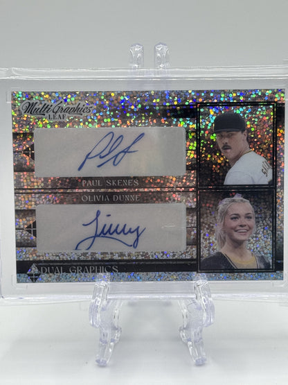 2023 Leaf Eclectic  Sparkles #MDG-22 Paul Skenes / Olivia Dunne # 6/10