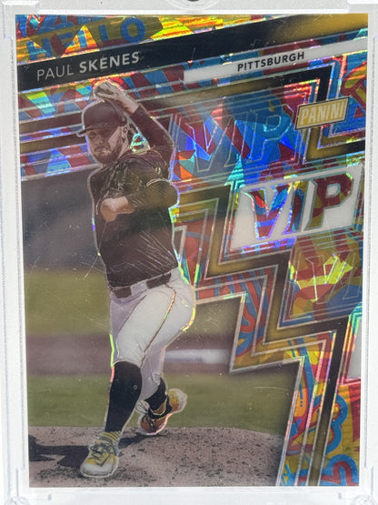 2025 Panini NC Gold Pack VIP #42 Paul Skenes National Sparkle # 27/45