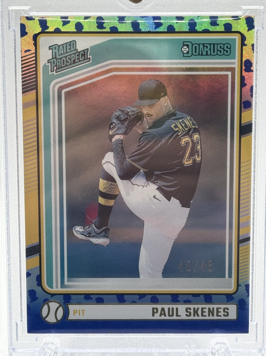 2024 Donruss #131 Paul Skenes Presidential Collection # 40/46