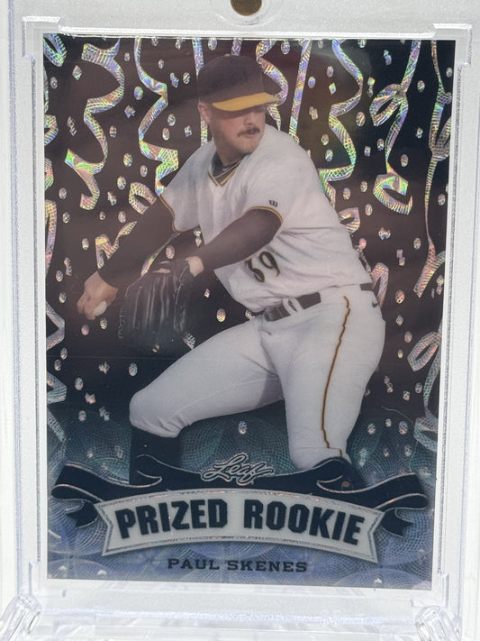 2023 Leaf Special Release Prized Rookie #19 Paul Skenes   5/7