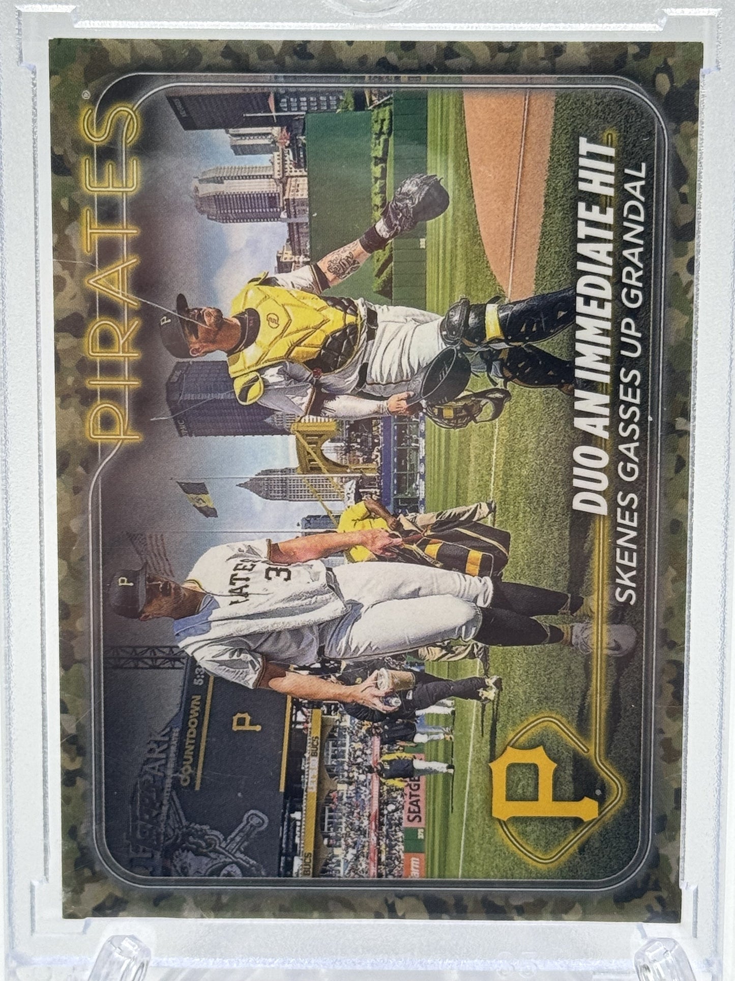 2024 Topps Update #US160 Duo Grandal ( Grandal / Paul Skenes) Camo # 12/25