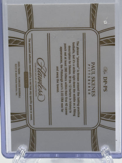 2025 Panini Flawless Duel Patches #DP-PS Paul Skenes Sapphire # 8/15