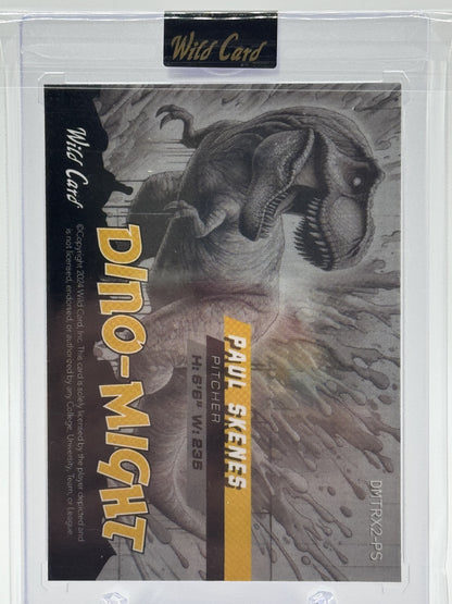 2024 WC Alumination Dino-Might - T-Rex Gold Vinyl True Paul Skenes # 1/1 Rookie