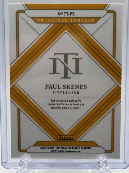 2025 Panini National Treasures #TT-PS Paul Skene's Threads Holo Silver # 12/25