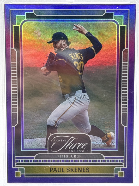 2025 Panini Three and Two #74 Paul Skene's Full Count # 25/32