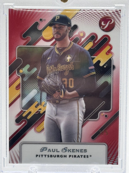 2025 Topps Pristine #157 Paul Skenes Red Refractors # 2/5