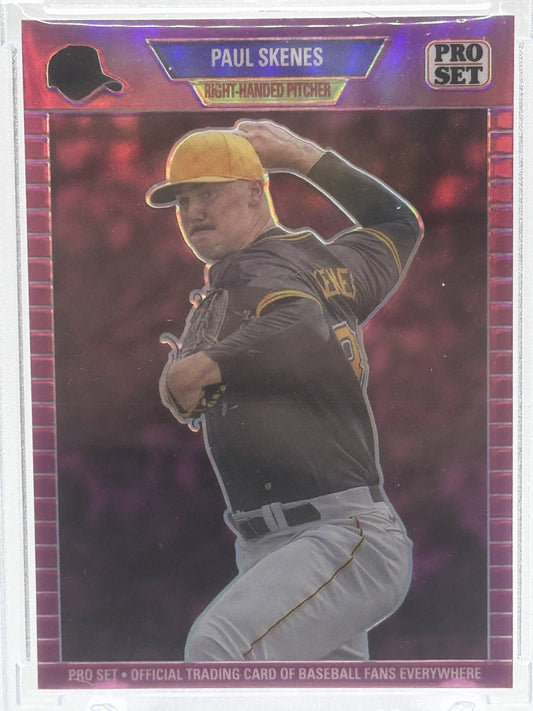 2024 Leaf NSCC Wrapper Redemption - Pro Set Pink #PSB-58 Paul Skenes # 1/6