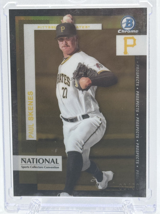 2024 Topps Chrome NSCC Redemption #TP-4 Paul Skenes Bowman Chrome Gold  # 6/50