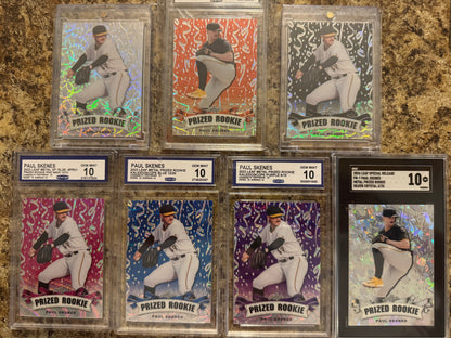 2023 Leaf Special Release Prized Rookie Collection #PR7 & PR51 Paul Skenes ( x7)
