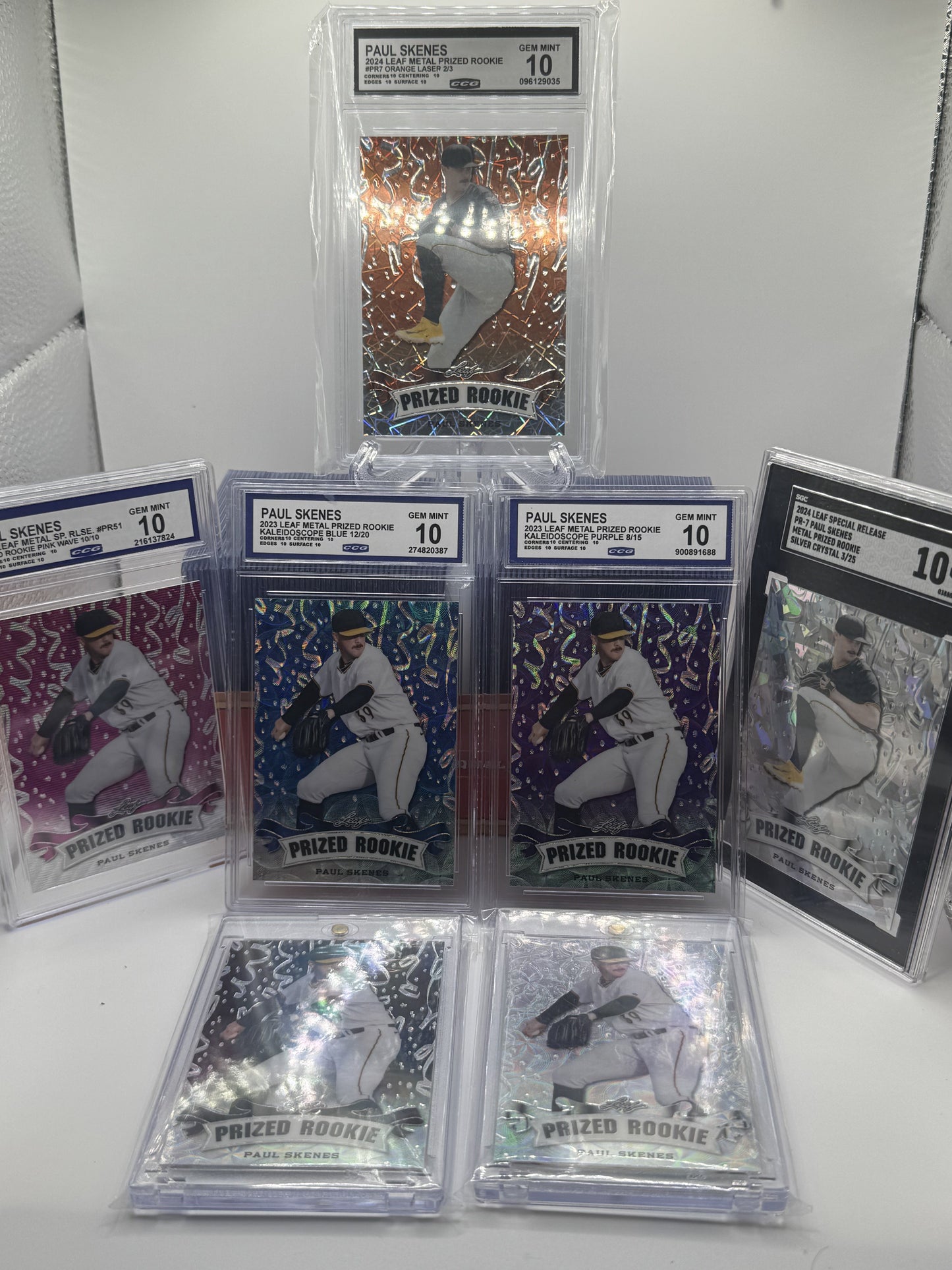 2023 Leaf Special Release Prized Rookie Collection #PR7 & PR51 Paul Skenes ( x7)