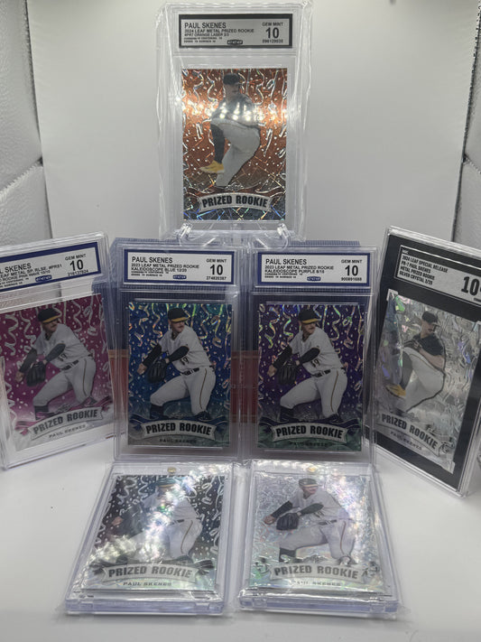 2023 Leaf Special Release Prized Rookie Collection #PR7 & PR51 Paul Skenes ( x7)