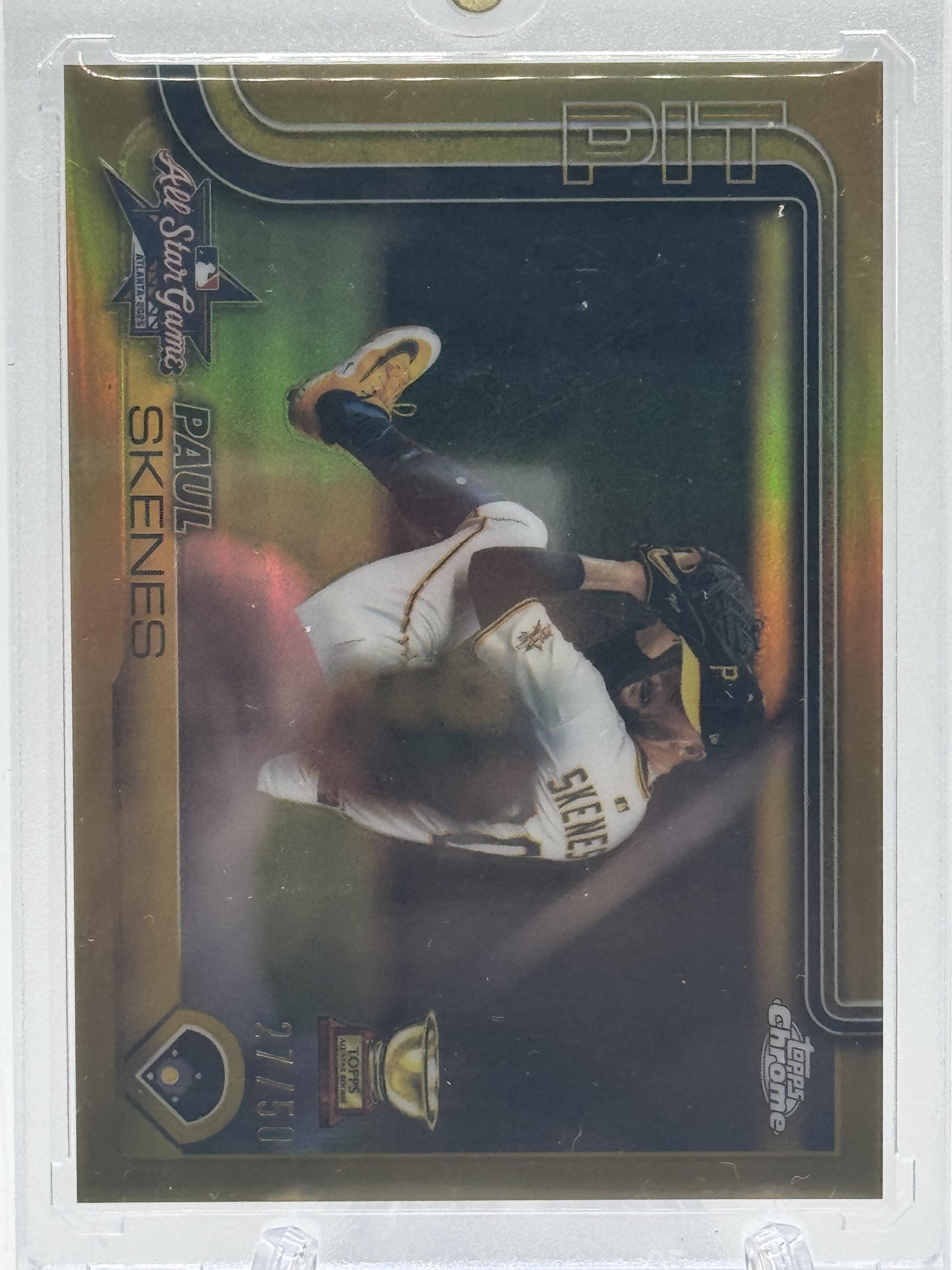 2025 Topps Chrome Update #ASGC-44 Paul Skenes All Star Refractor # 25/50