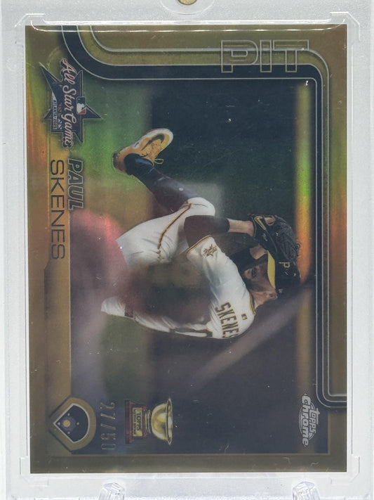 2025 Topps Chrome Update #ASGC-44 Paul Skenes All Star Refractor # 25/50