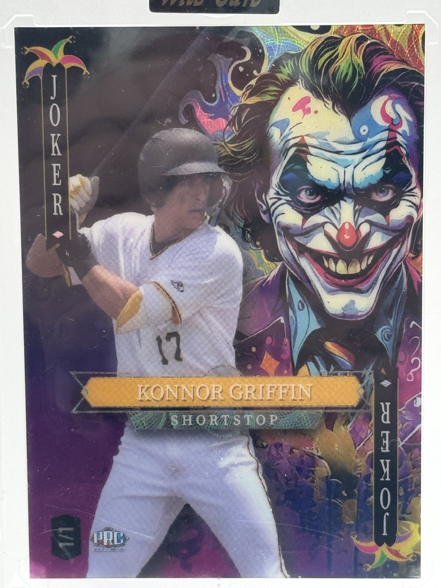 2025 WC Jokers Wild - Kaleidoscope Jokers #SDJWM-KGNt04 Konnor Griffin 1/1