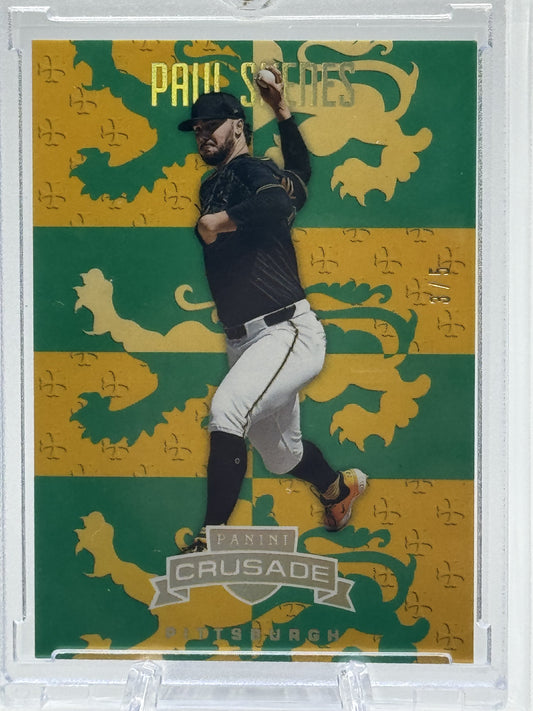2025 Panini Crusade #19 Paul Skenes Green # 3/5
