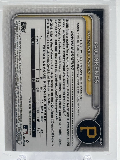 2024 Bowman #BP-125 Paul Skenes Prospects Gold # 16/50