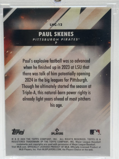 2024 Topps Update #LHC-12 Paul Skenes Let Him Cook Red # 9/10
