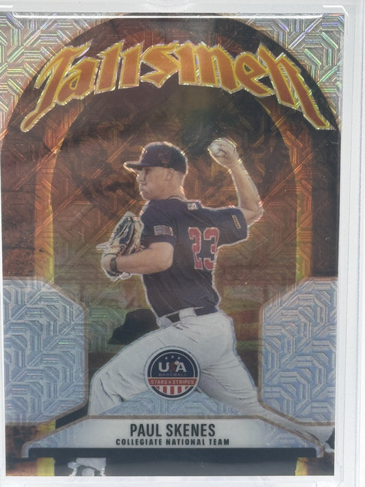 2025 Panini Prizm #13 Paul Skenes Talisman Mojo Prizms # 25/25