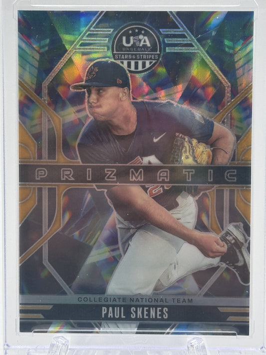 2026 Panini Stars & Stripes #11 Paul Skenes Prizmatic Gold  # 01/10