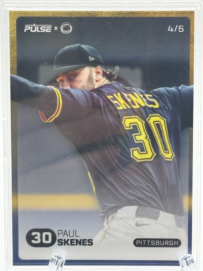 2025 Pulse #PXJH-PS2 Paul Skenes Joe Hollywood # 4/5 Encased