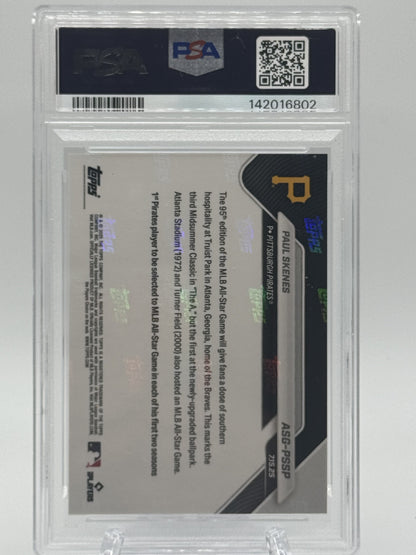 2025 Topps Now All-Star Game #ASG-PSSP Paul Skenes Short Prints PSA 10