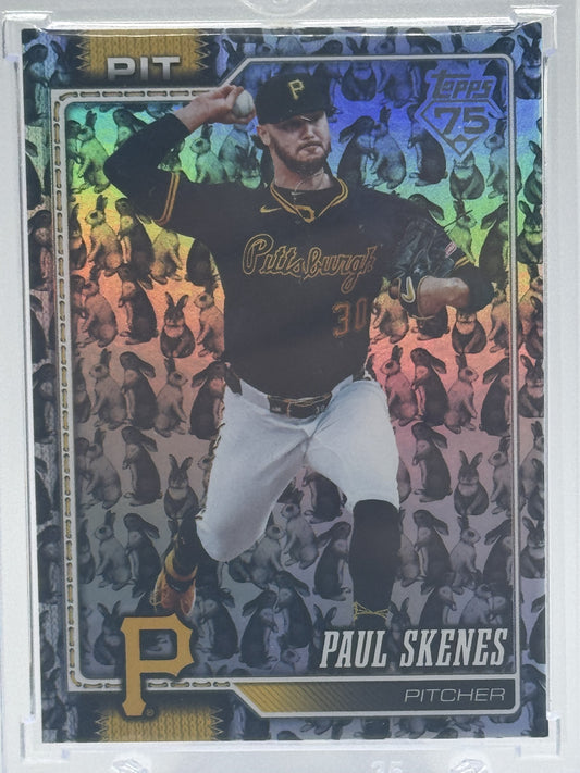 2026 Topps #100 Paul Skenes Holiday Rabbits