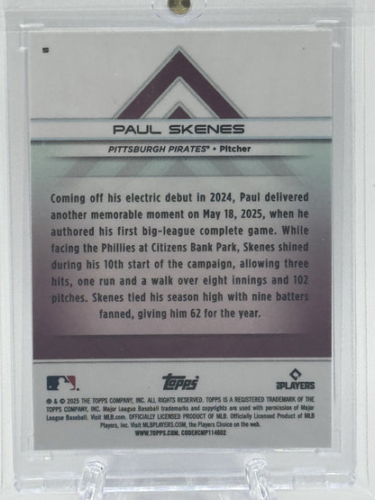 2024 Topps Transcendent Collection #98 Paul Skenes Orange Refractor # 9/25
