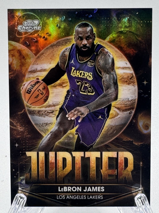 2025 Topps Chrome Cosmic #PPJ-2 Lebron James Planetary Pursuit Jupiter