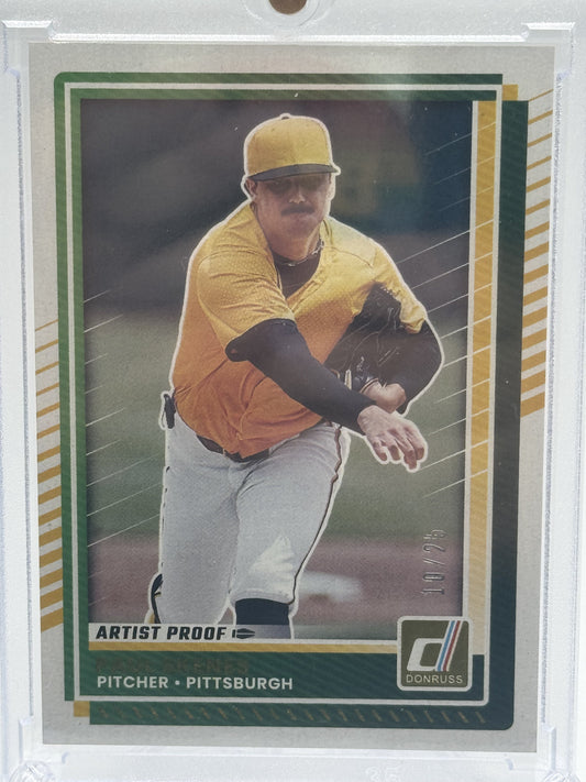 2025 Donruss #29 Paul Skenes Artist Proof # 10/25