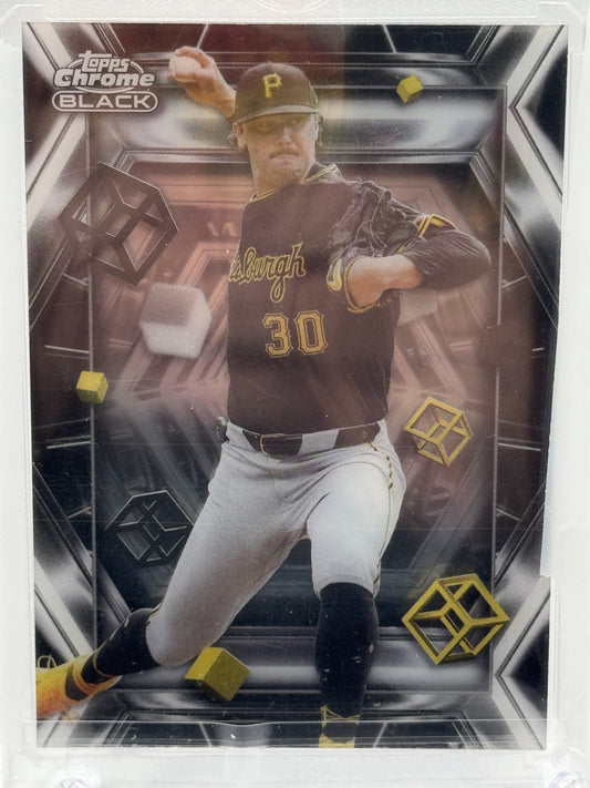 2025 Topps Chrome Black #DOD-18 Paul Skenes Depth of Darkness