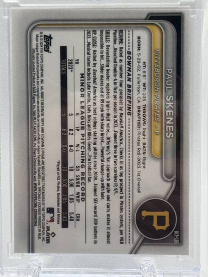 2024 Bowman Sapphire Edition #BCP-125 Paul Skenes Green # 13/99