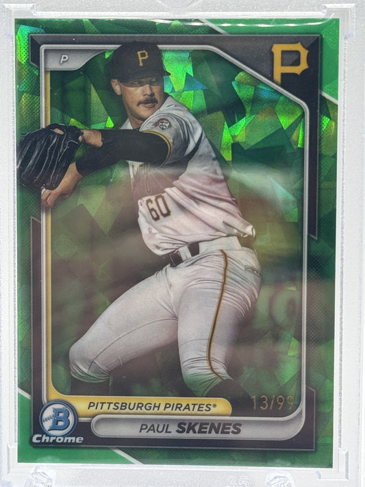 2024 Bowman Sapphire Edition #BCP-125 Paul Skenes Green # 13/99