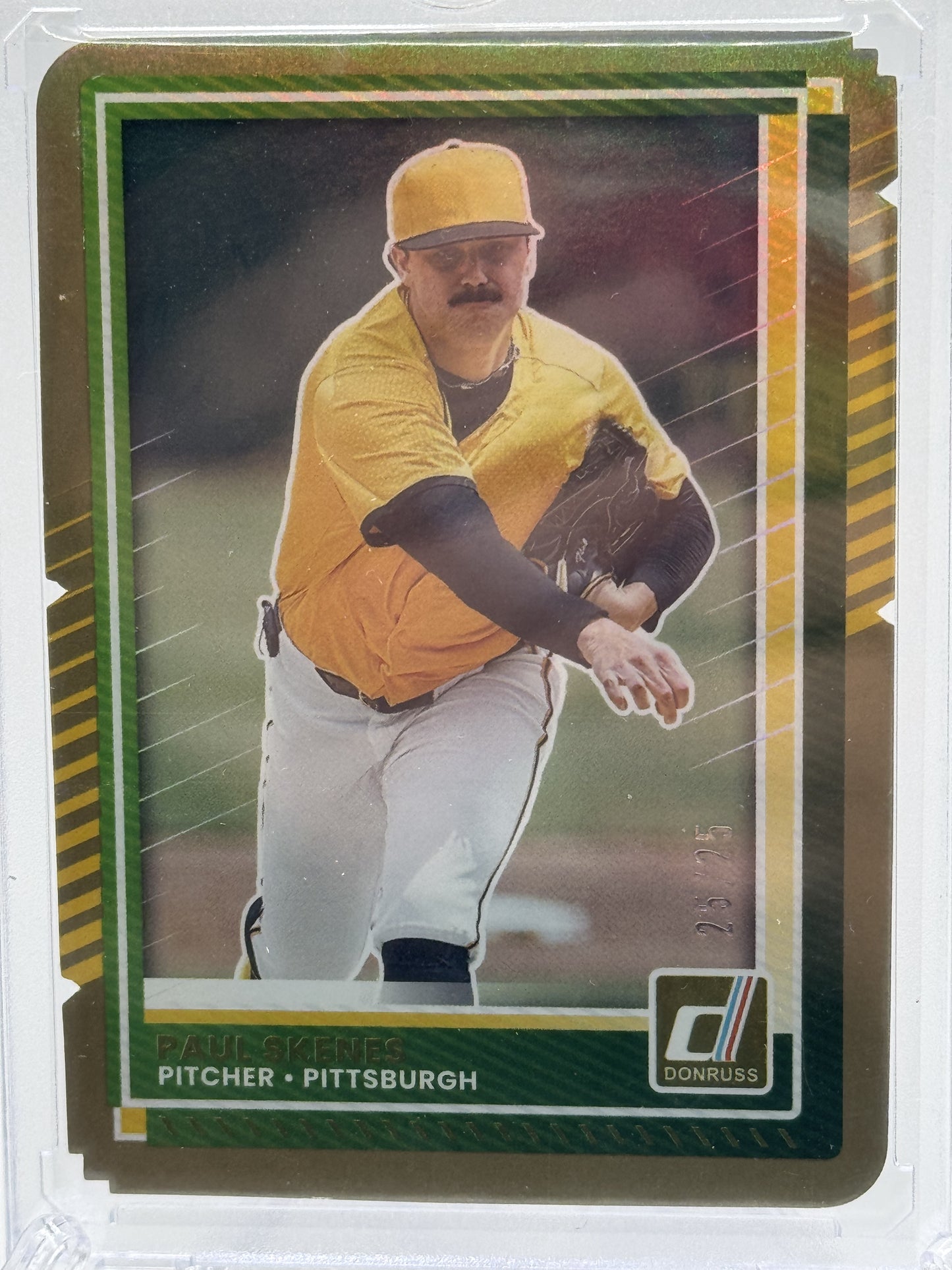 2025 Donruss #29 Paul Skenes Gold Die Cuts # 25/25