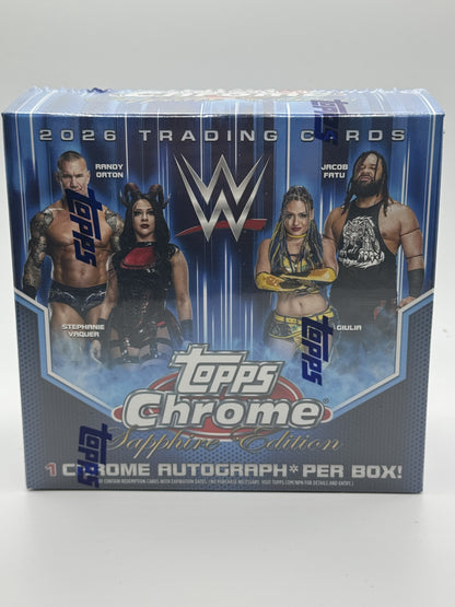 2026 Topps Chrome Sapphire Edition WWF