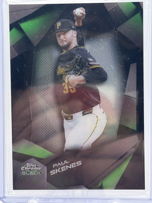 2026 Topps Chrome Black #DOD-13 Paul Skenes Depth of Darkness