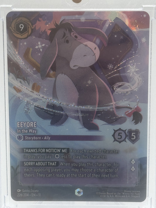 Disney 2025 Winterspell #226/204 Eeyore In the Way Enchanted